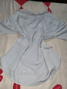 designer pastel blue top