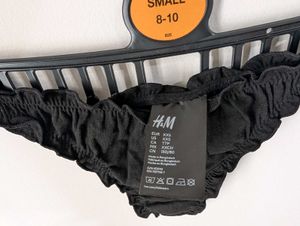 Combo - H&amp;m - Black Ruffle &amp; Lace Briefs