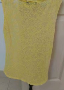 Yellow Sleeveless Top