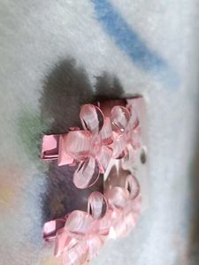 Pink Flower Earrings