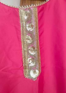 Pink Embellished Readymade Blouse/top