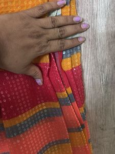 sequense saree party wear
