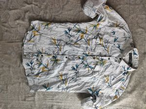 branded quality best printing shirt 100% cotton soft fabric size m