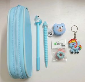 Blue Theme Stationery Combo 1