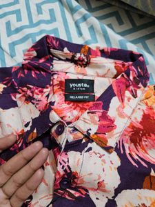 Yousta Floral Button Down Shirt