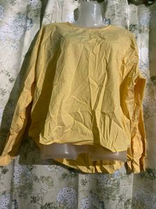 Yellow Long Sleeve Top