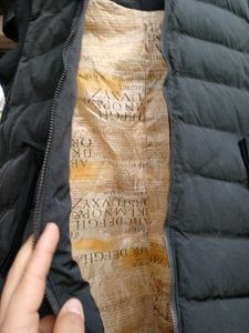 Sleeveless Padded Long Jacket