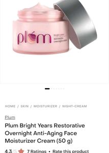 This plum bright years restorative overnight