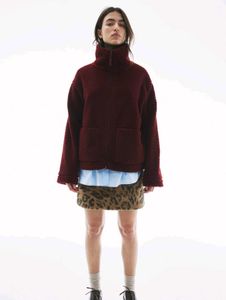 🔻PRICE DROP - H&M - Teddy Jacket Burgundy