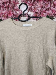 Light Brown Thin Woolen Top