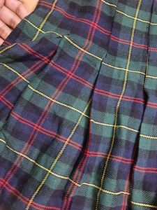 Korean Cute Miniskirt Checked Pattern