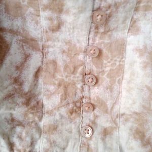 Vintage Tan sleevless Top