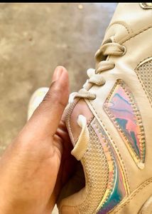 TRIKSY White Chunky Sneakers