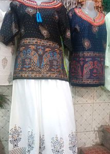 skirt and short kurti set more colours available a