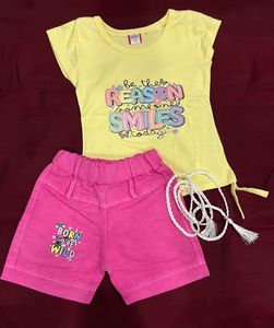 Cute Girls T-shirt & Shorts Set