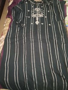 Combo Of 2 Kurties In Black Color