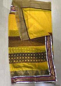Elegant Yellow Saree