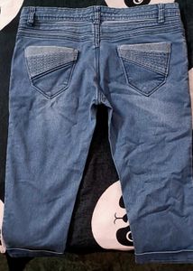 Blue Denim Capri