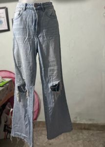 Long Straight Fit Denim