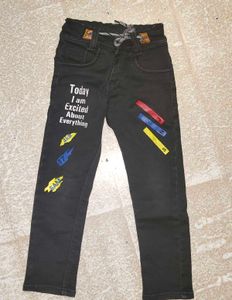 Boys Cotton Jeans Wool Teshirt