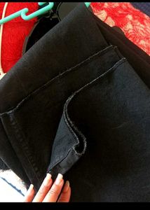 Stylish Black Straight Leg Pants