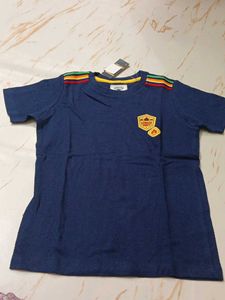 Boy&#39;s Blue Graphic Tee