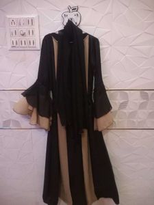 Frill Abaya With Hijab