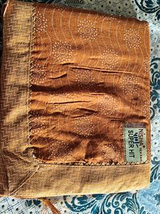 Elegant golden Saree