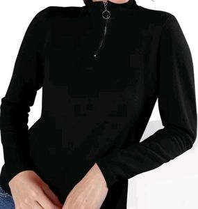 Chic Black Long Sleeve Top