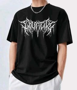 Black Graphic Print T-Shirt
