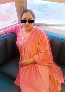 Elegant Pink Velvet Suit Set