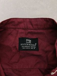 Burgundy Casual Shirt