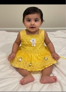 Cute Yellow Baby Outfit