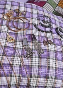 Combo Of Earrings, Neckpiece And Rings
