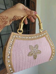 Embellished Indian Wedding Purse With Sling