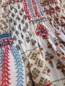 Boho-Chic Shirred Suspender Top