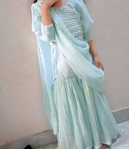 Fish Cut Lehenga Choli And Dupatta
