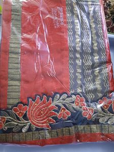 New Red Colour Saree