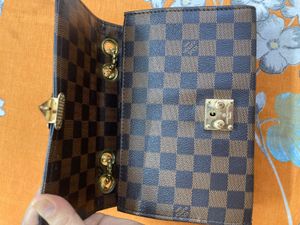 Brown Checked Crossbody Bag