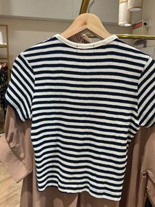 Knit Striped Crop Top