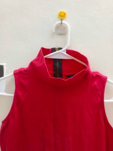 Hot Pink Sleeveless Dress