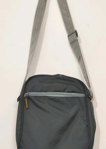 Unisex Black And Red Sling bag (Crossbody)