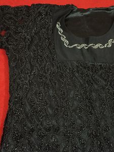 Black Glittering Top