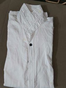 Striped Button-Down Shirt