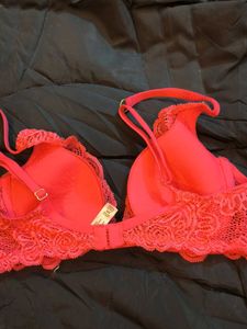 Red Lace Bra