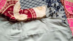 Elegant Blue &amp; Grey Ethnic Gown