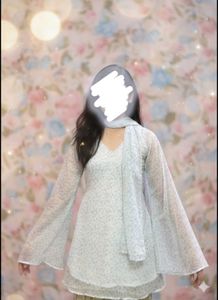 Fairy Corset Kurti With Scarf 🫶🏻