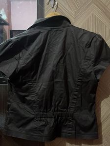 Brown Cropped Blazer