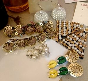 Pearl &amp; Sequin Hair Accessories