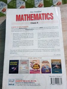 Class X Mathematics Book